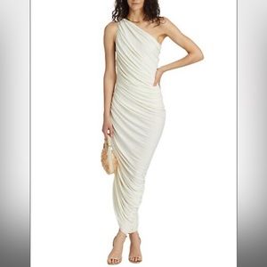 Norma Kamali
Diana Ruched One-Shoulder Gown